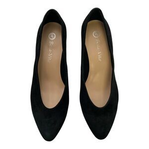 Bella-Vita Jensen Pump Black Suede US Women's 7W